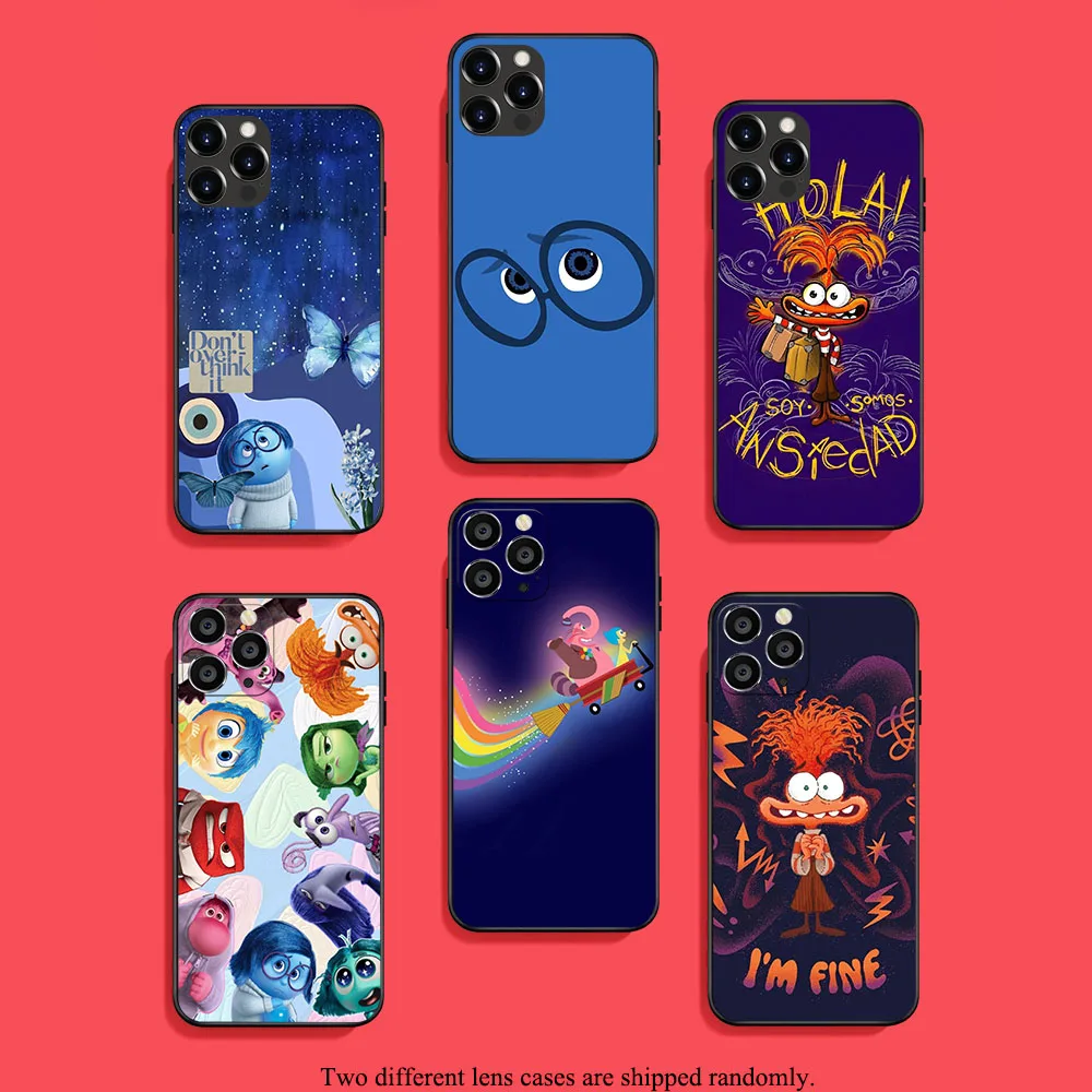 UK-43 Cartoon Inside Out 2 Soft Case for Xiaomi Redmi POCO M6 F6 X6 C65 Note 13 Pro+ Pro 13C A3