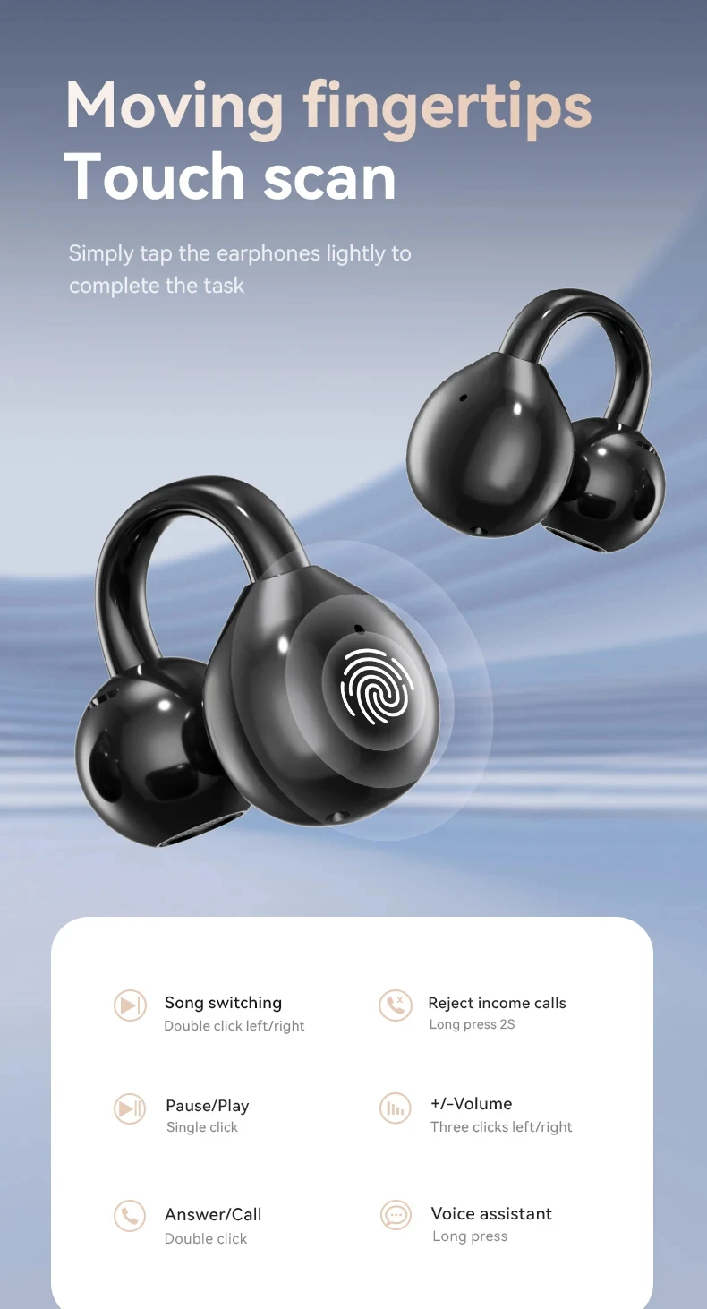 Nuevo 2026 pantalla táctil auricular inalámbrico Bluetooth 144 idiomas en tiempo Real con traducción AI auriculares de t