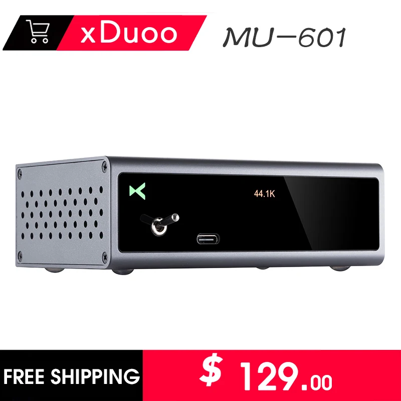 XDUOO MU601 Mini Desktop Series USB Desktop Decode ES9018K2M High Performance USB DAC MU601 PCM 384kHz/ DSD256 XDUOO MU-601