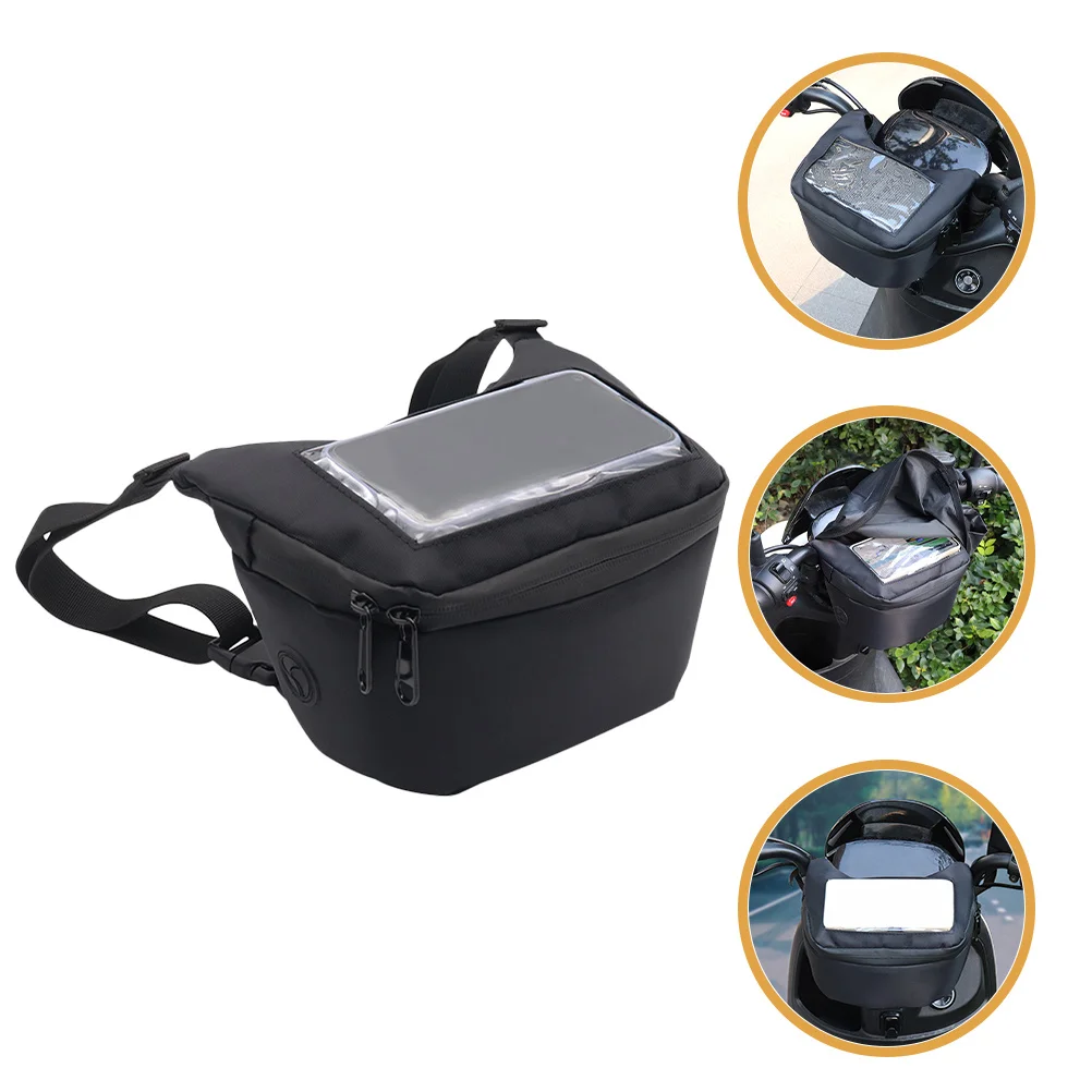 

Сумка на руль велосипеда, водонепроницаемая сумка для велосипеда, быстрая установка, большая вместительная передняя сумка для велосипеда, передняя упаковка для мотоцикла, скутера