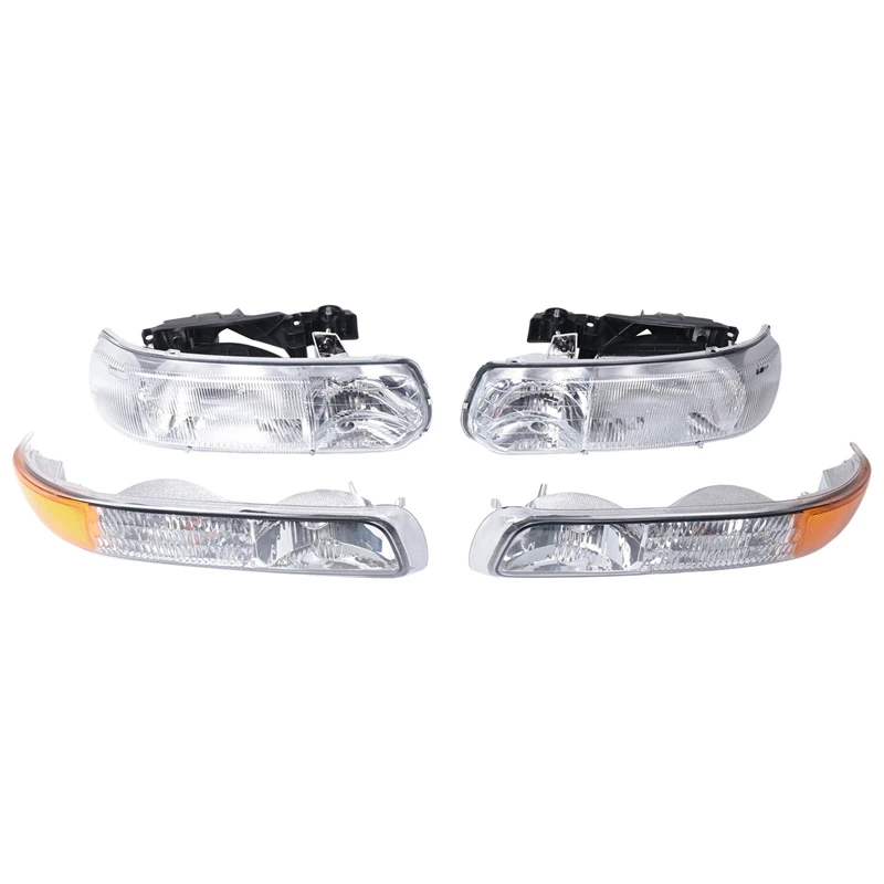 LED DRL Daytime Running Light Fog Lamp Driving Light Parking Lights HD Headlight For Chevrolet Silverado 99-02 GM2502187