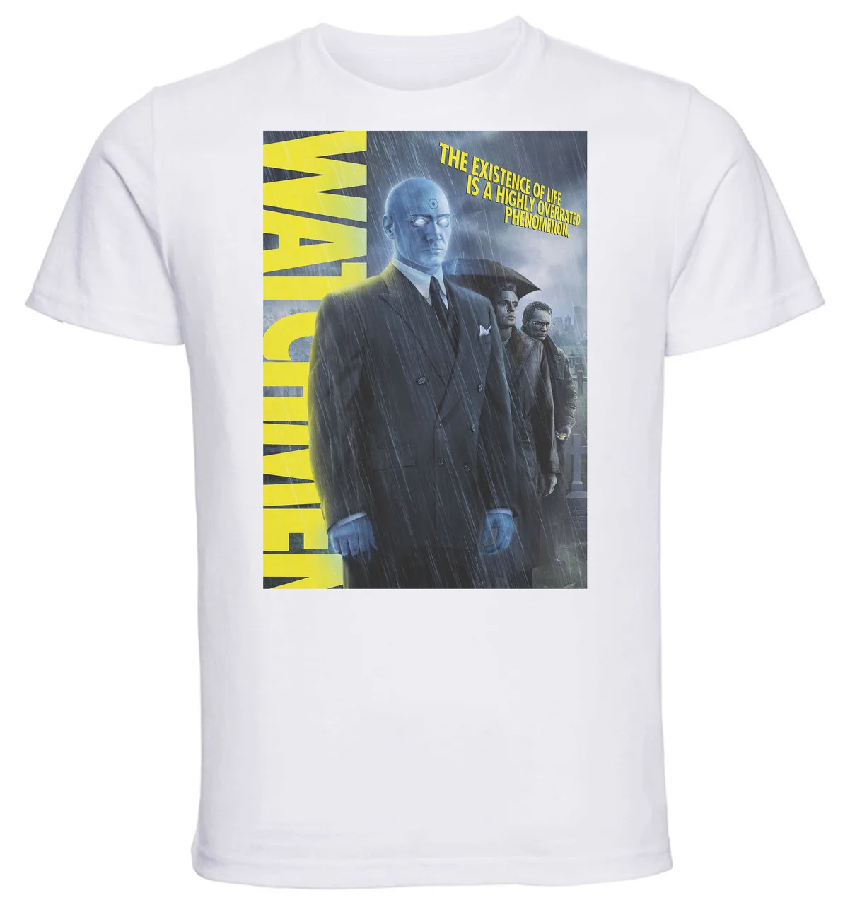 T-shirt Unisex - White - Watchmen Manhattan