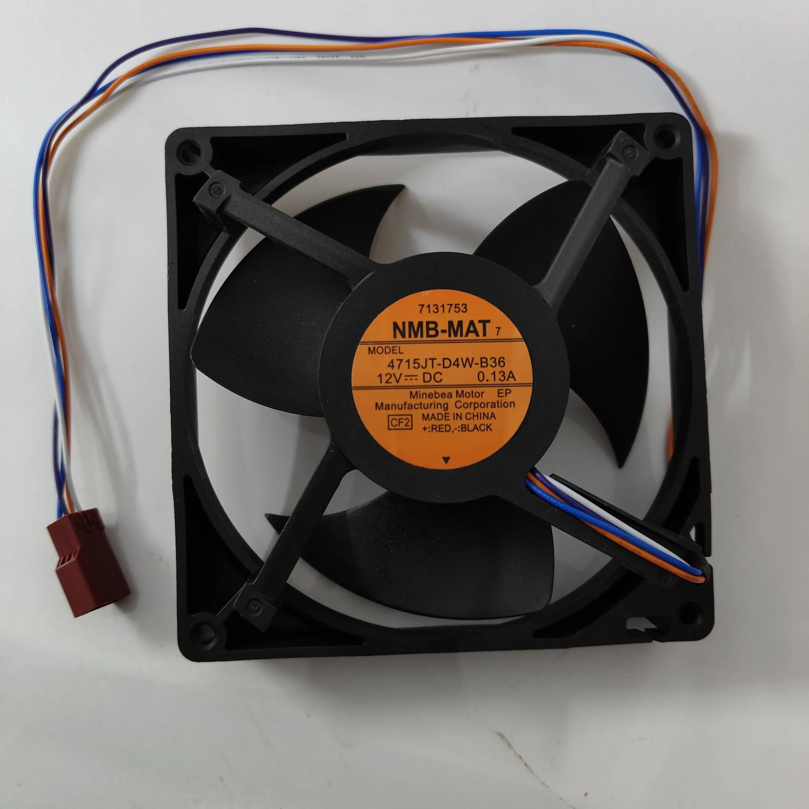 

Бесплатная доставка, оригинальный водонепроницаемый вентилятор 4715JT-D4W-B36 12V 0.13A 12CM