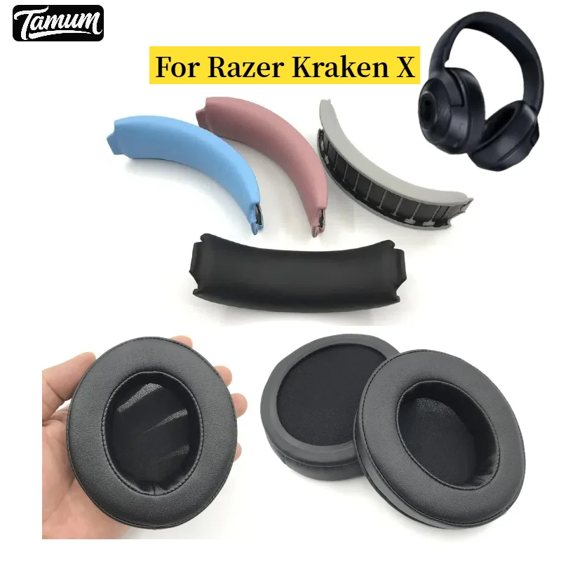 

For Razer Kraken X Headset Ultra-soft Cover Replacement Ear pads Cushion Earbuds