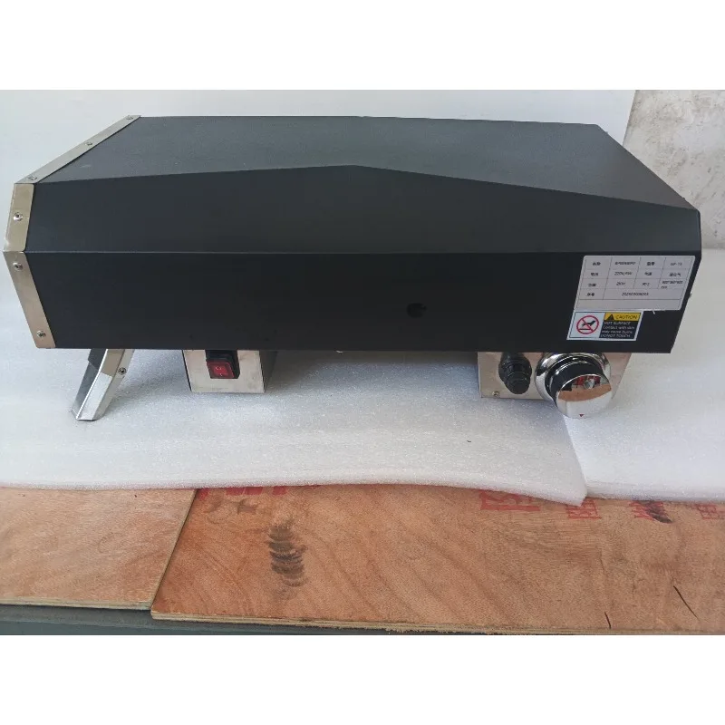 

Black Automatic Commercial Household Rotating Pizza Oven, Outdoor Entrepreneurial Gas Pizza Oven