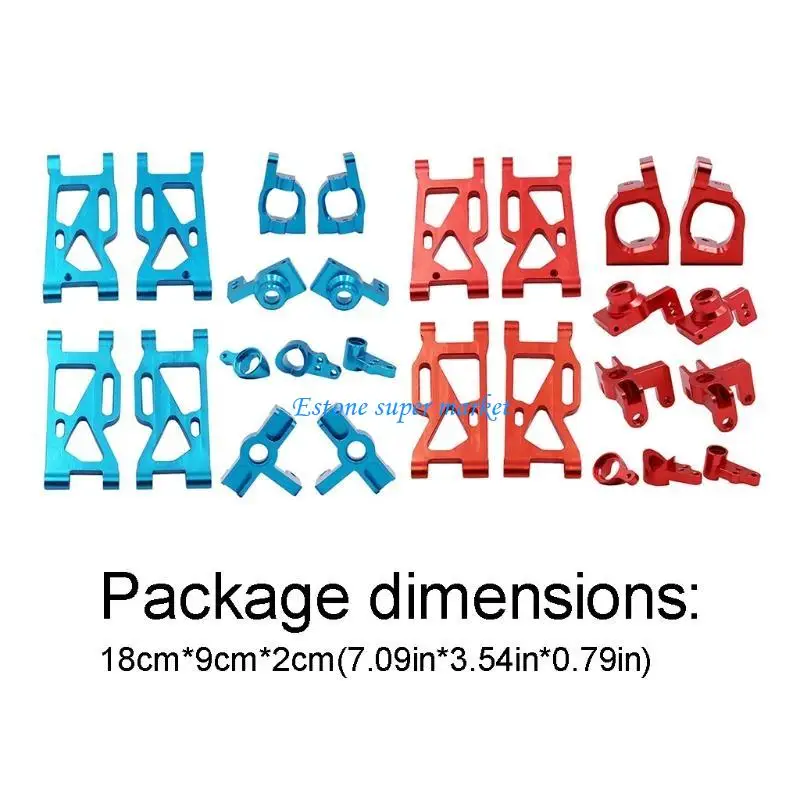 090B المعادن الزاحف الجبهة الخلفية سوينغ الذراع الخلفي المحور الزاحف الديكور جزء ل 1/10 RC #6
