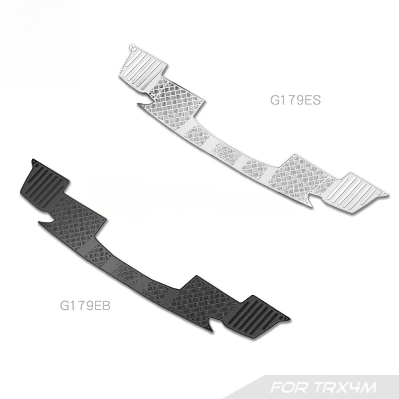 

Stainless Steel Rear Bumper Anti-slip Decorative Sheet for 1/18 RC Crawler Car Traxxas TRX4-M Ford Fierce Horse Upgrade Parts