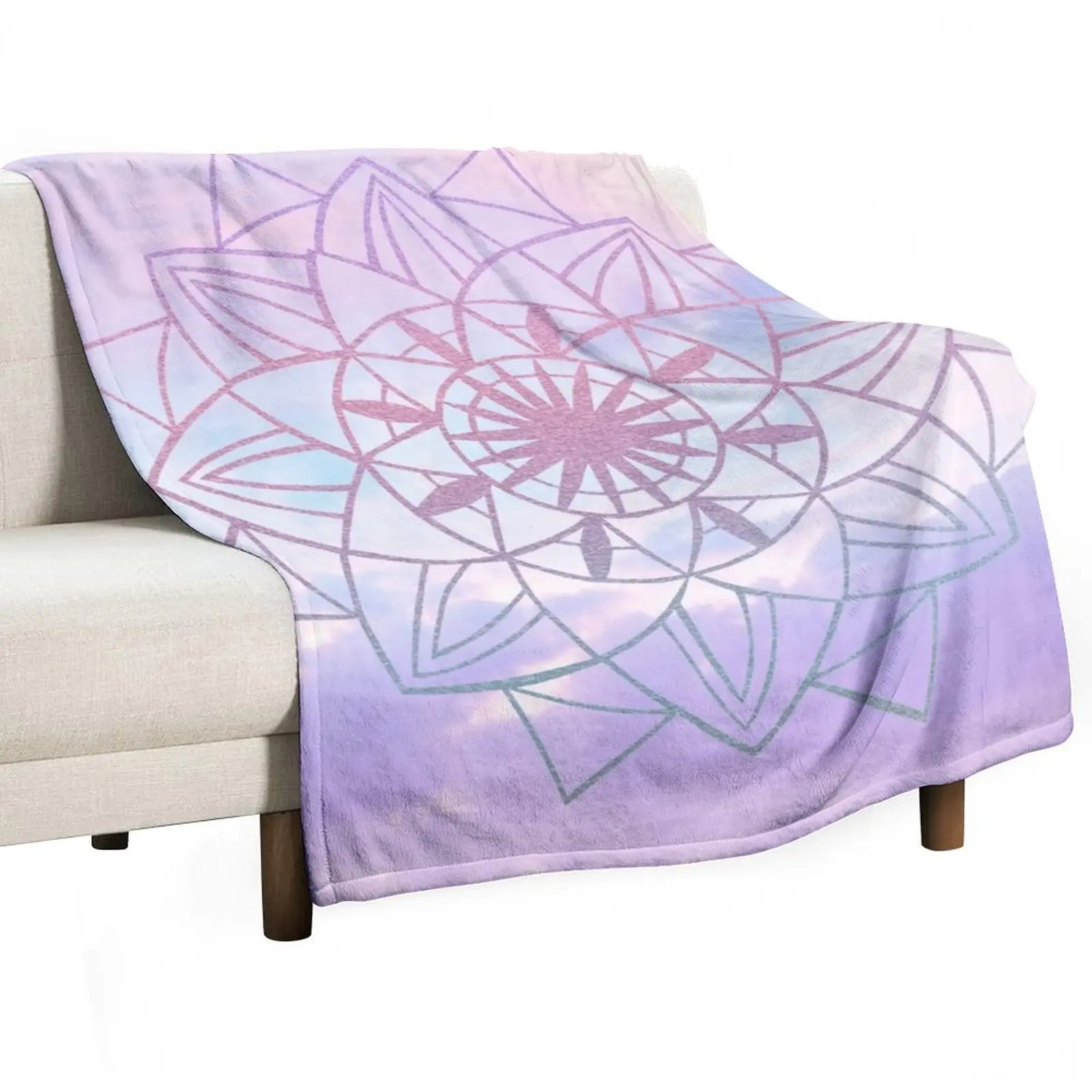 

Star Mandala Unicorn Pastel Clouds #1 #decor #art Throw Blanket Hairys Large For Decorative Sofa Blankets