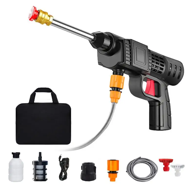 

Portable High-Pressure Water Sprayer For Cleaning Car Wash Machine Garden Watering Hose Nozzle Sprinkler Foam Water Washer