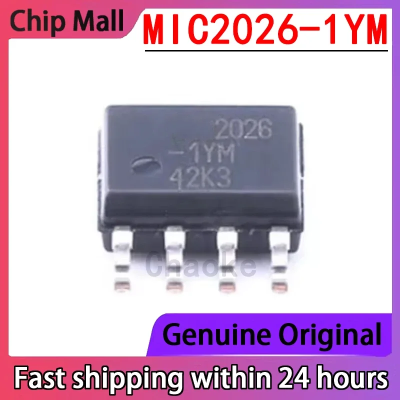 

5 шт. новый оригинальный MIC2026-1YM упакованный электронный переключатель питания SOP8, подлинный