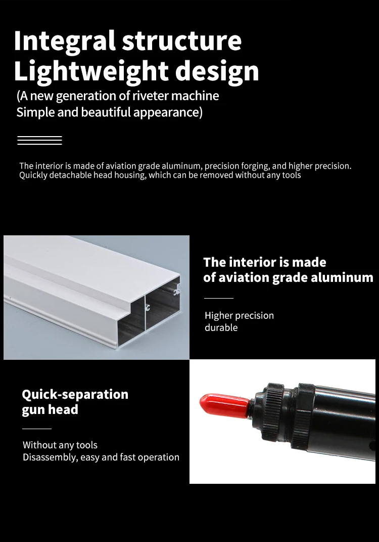 Pneumatic Riveter Automatic Rivet Nut Gun RL-6312 Industrial Hydraulic Quick Riveting Nut Tool M3 M4 M5 M6 M8 M10 M12