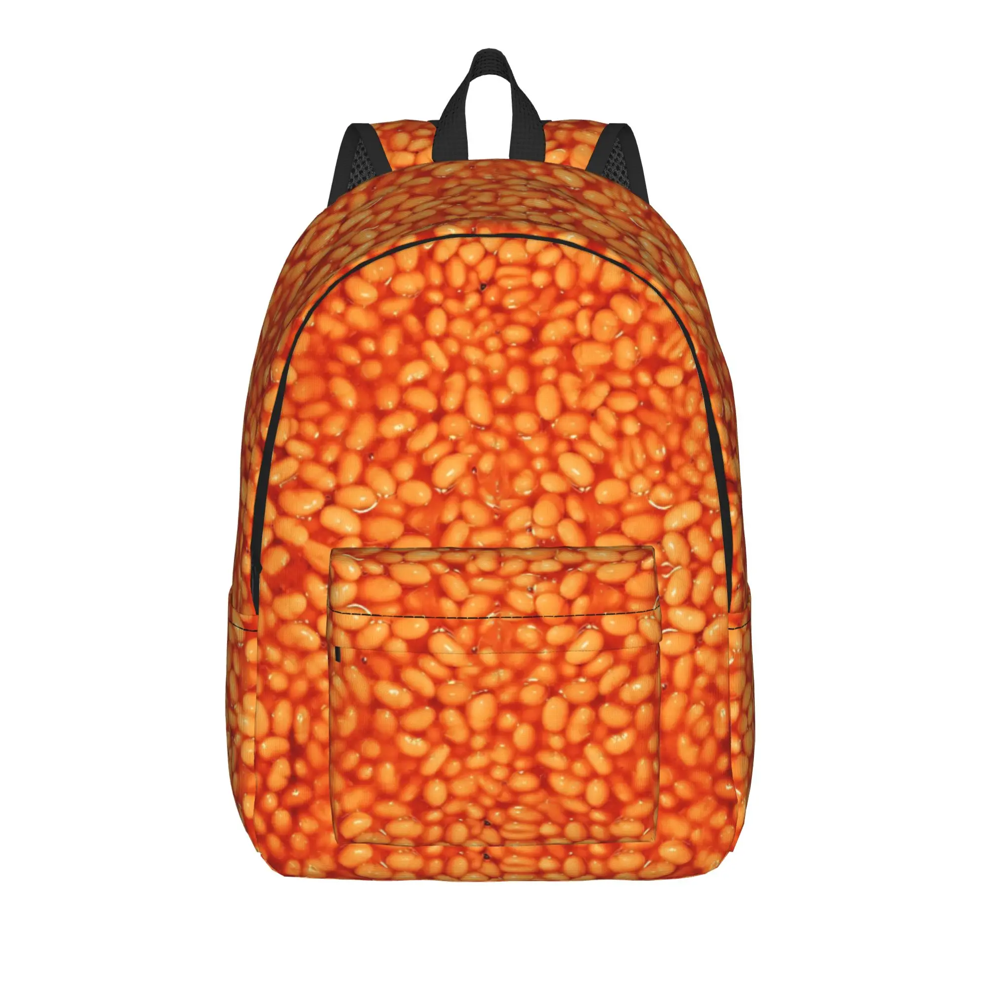 Baked Beans In Things Pattern  Backpack  Sport Backpacks Girl Casual High School Bags Designer Lightweight Rucksack