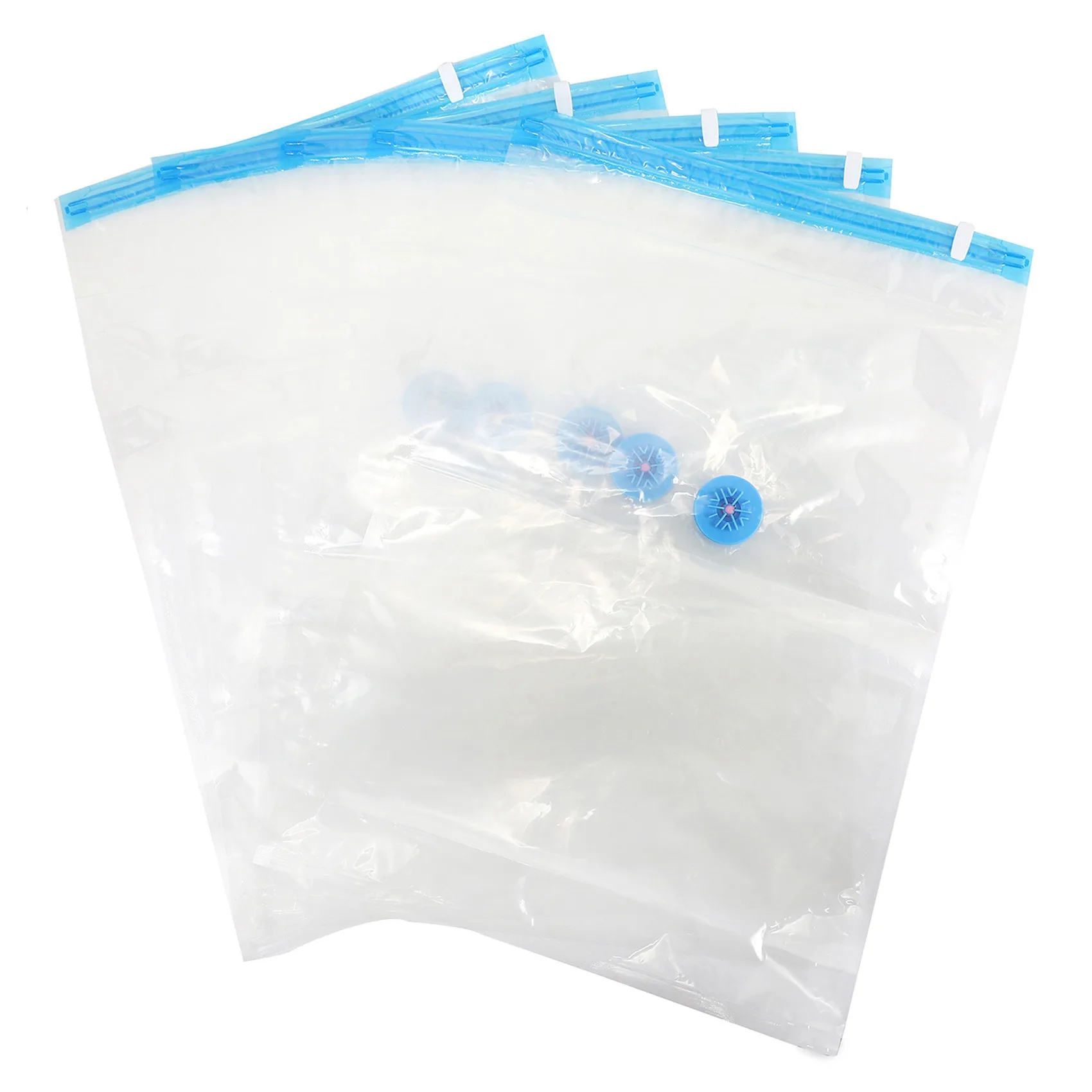 Vacuum Bag 20 Pieces Set 2 Sizes 12 Pieces 40X60 And 8 Pieces 60X80 For Storing Clothes, Quilts And Bed Linen Vacuum Bag