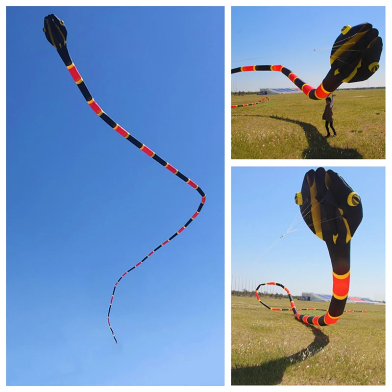 Cerf-volant serpent volant cerf-volant professionnel pour adultes cerf-volant gonflable en nylon cerf-volant géant animal cerf-volant vent dragon cerf-volant cerf-volant vent
