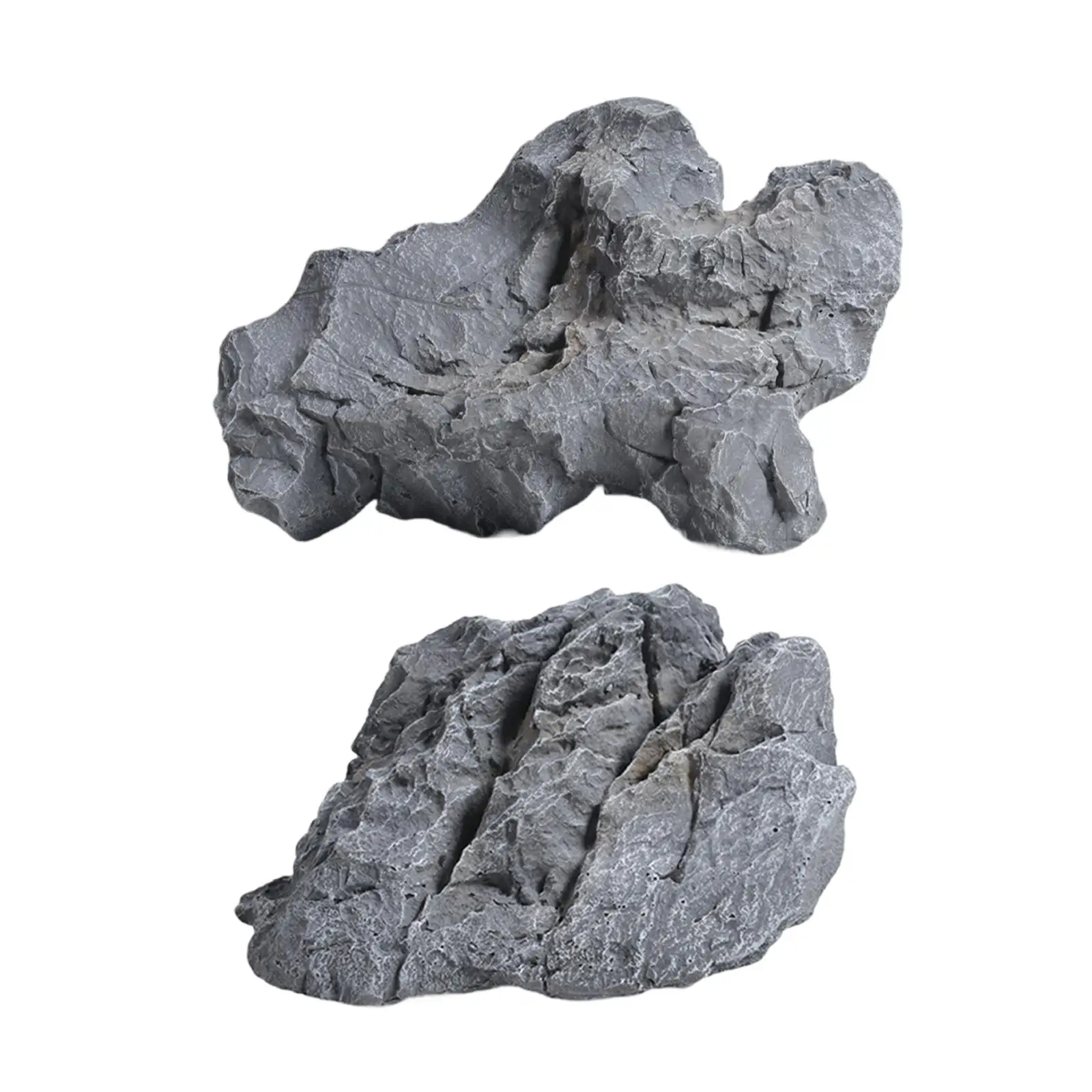 

Imitation Rock Lightweight Creative Weather Resistant Multifunctional Landscaping Realistic for Porch Garden Yard Lawn Balcony