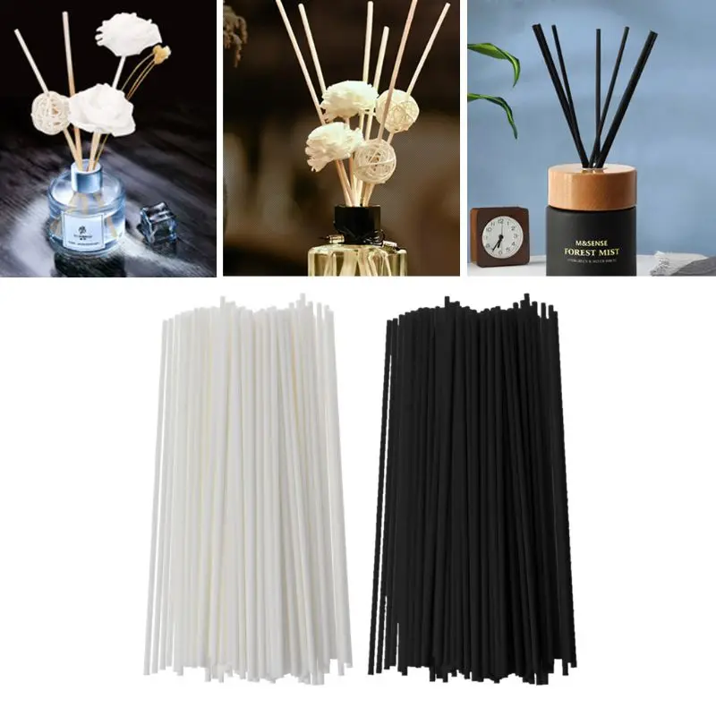 100x 3mm Aroma Diffuser Replacement Rattan Sticks Air Freshener Aroma Oil Diffuser Refill Drop Shipping