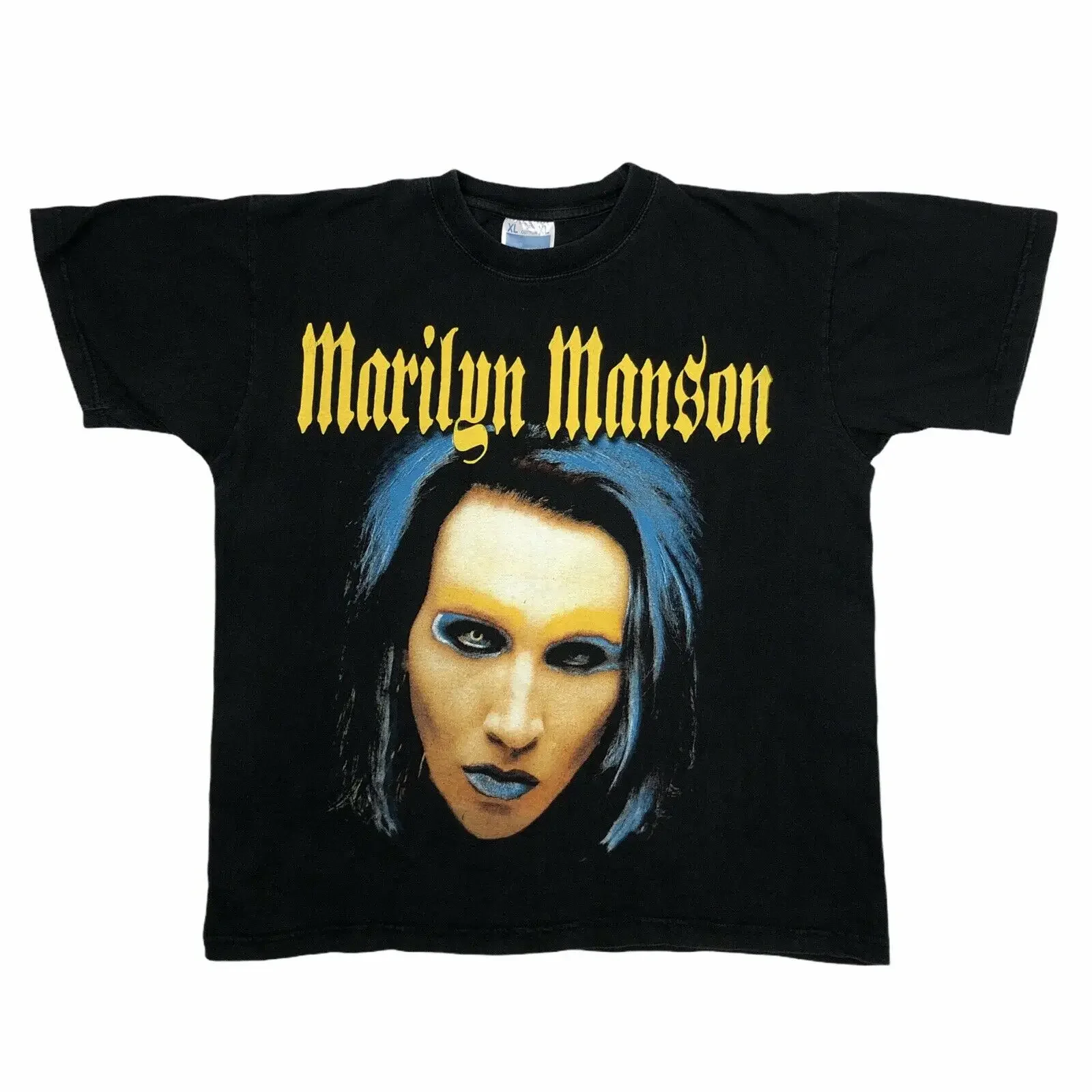 Rare Vintage Marilyn Manson Black T-Shirt Men’s Large Turbogadget 90’s Rock