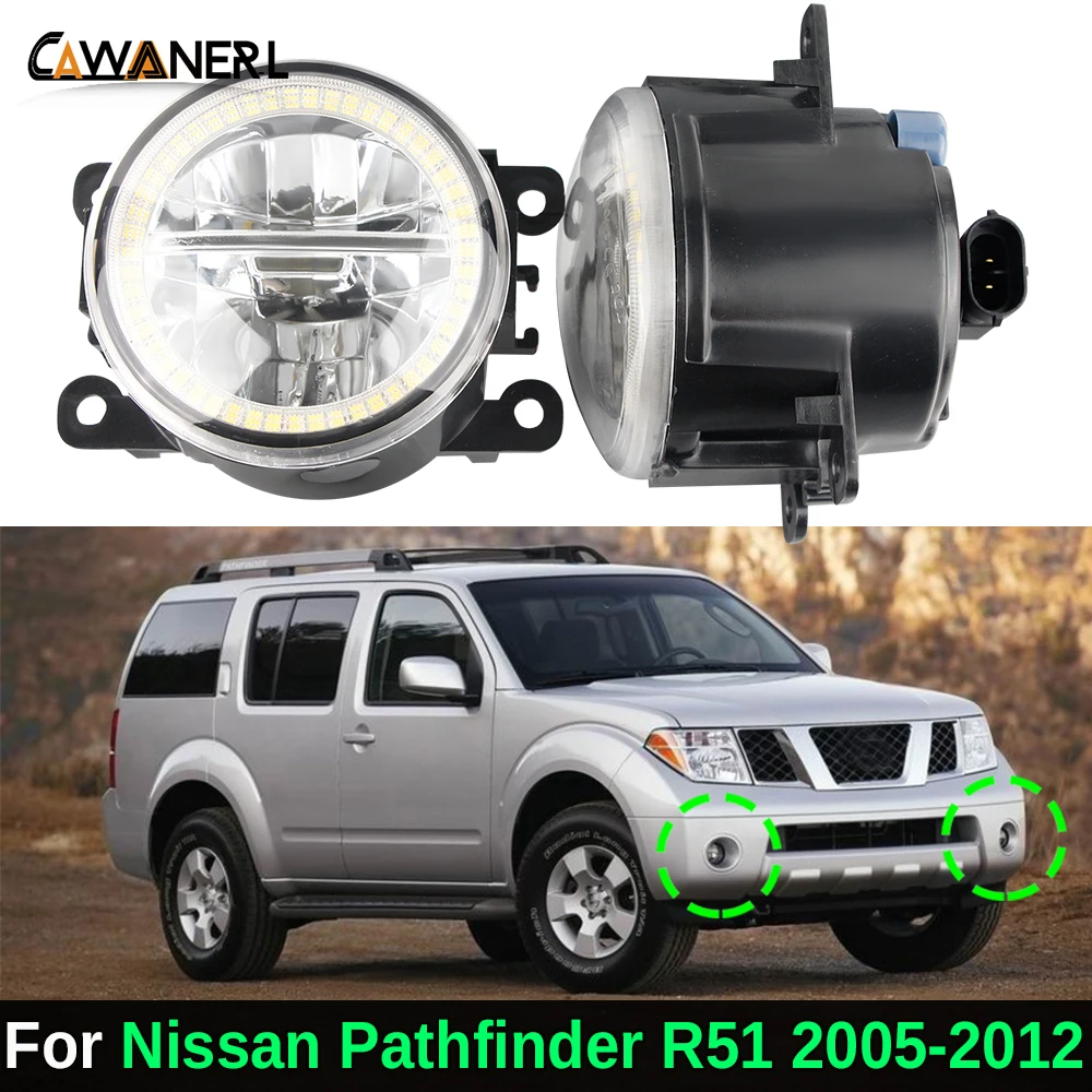 

1 пара, автомобильные лампы дневного света, 30 Вт, для Nissan Pathfinder R51 2005-2012