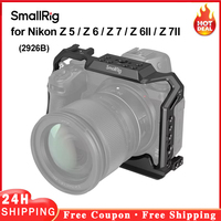 SmallRig Full Camera Cage for Nikon Z5/Z6/Z7/Z6II/Z7II Camera Cage Rig With Cold Shoe NATO Rail 2926B