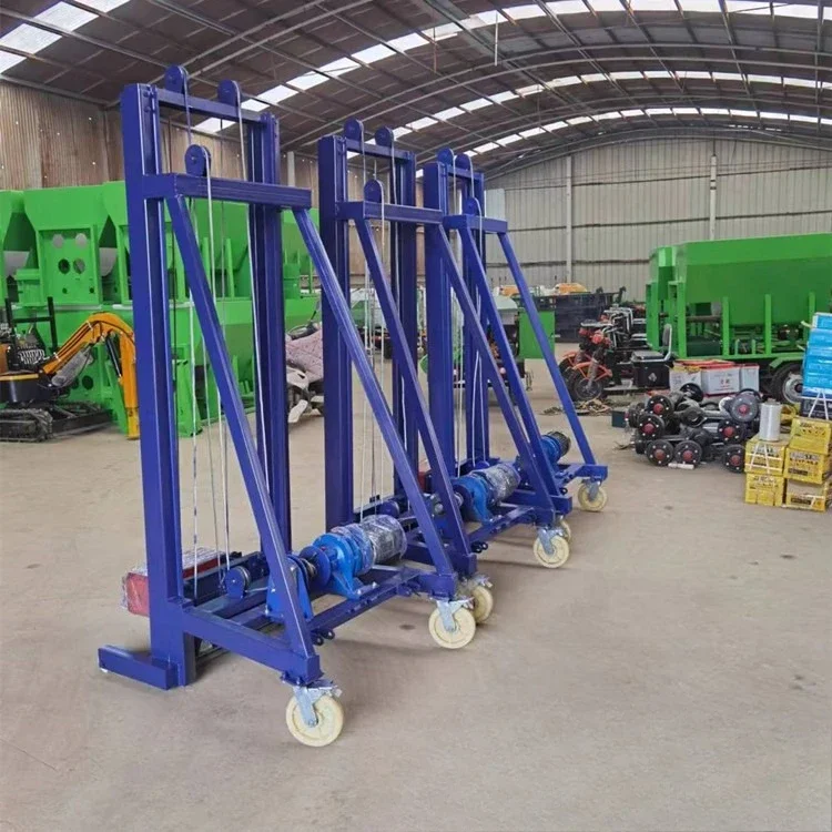 Pneumatic liftable chisel wall chisel concrete column hair pulling machine