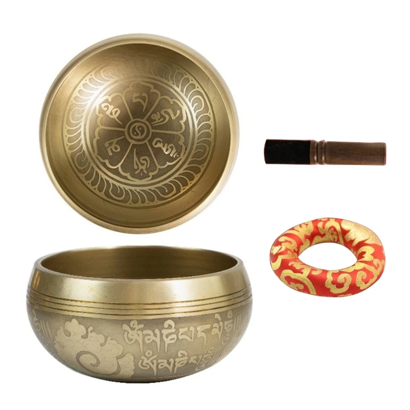 

Yoga- Meditation Chanting Bowl Brass Handicraft Music-Therapy Chakra-Balancing Dropship