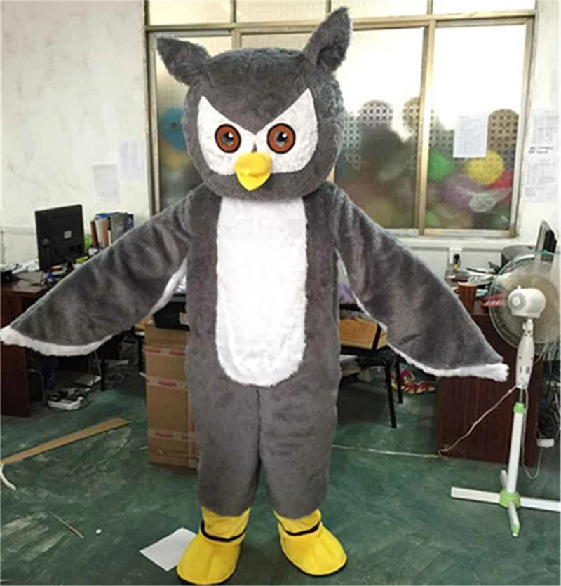 

Owl Mascot Costume Adult Halloween Birthday party cartoon Apparel Cosplay Costumes adult size