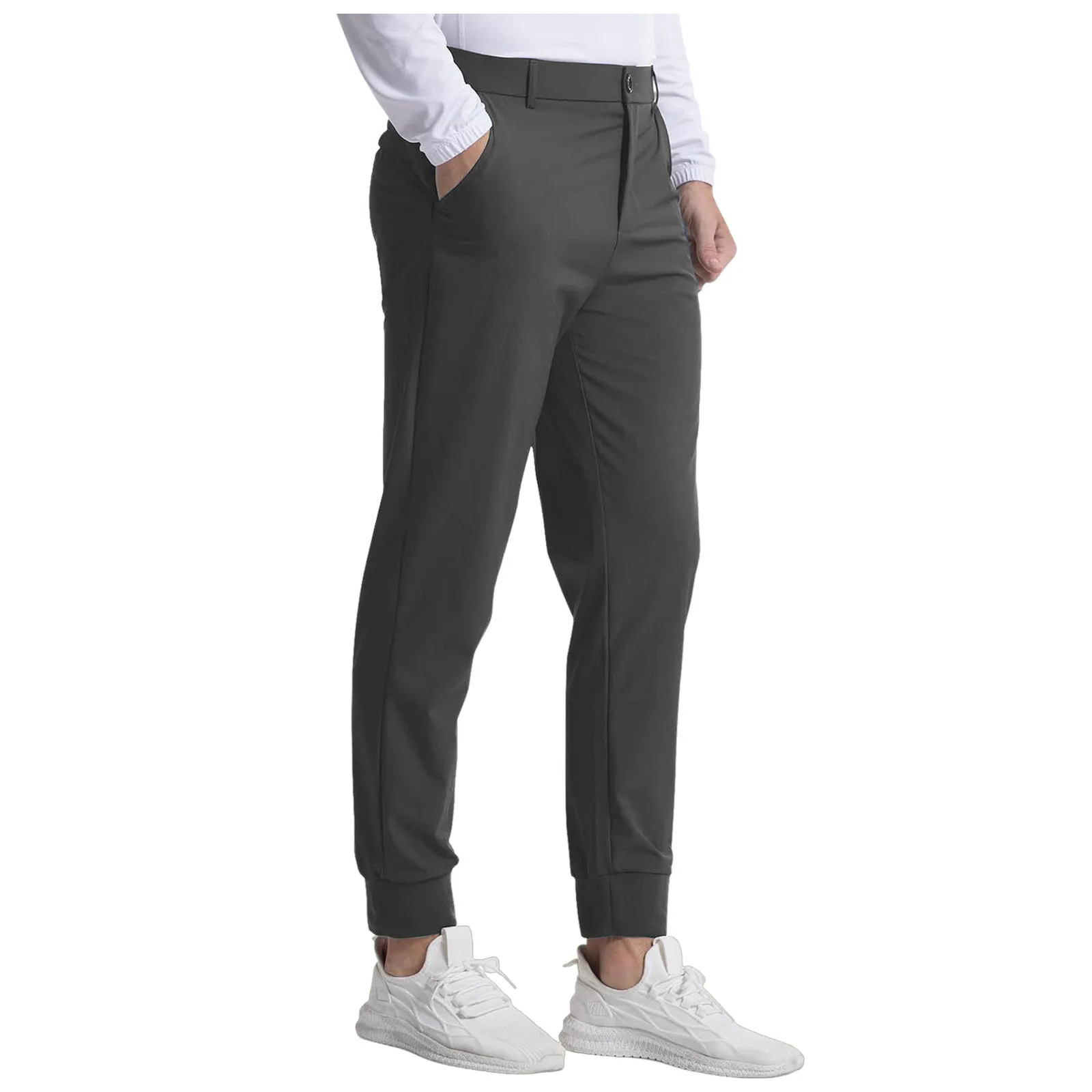 Sweatpants Men Solid Color Casual Autumn Winter Tech Men'S Casual Ankle Length Pants Spring Autumn Casual Outdoor Sweatpants