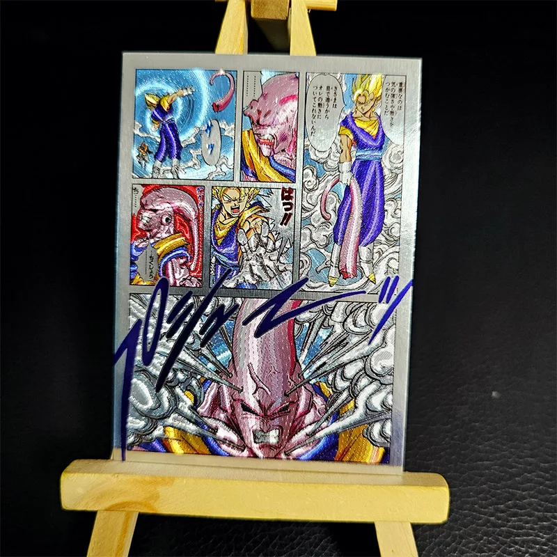 Dragon Ball Super Anime Characters Bulma Trunks Cell DIY Homemade Texture Collection Card Christmas Birthday Gift Game Toys