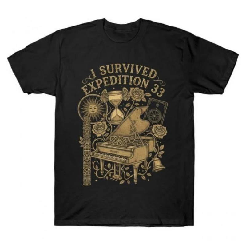 

0427 Clair Obscur Expedition 33 Gift Clothes for RPG gamer 100% cotton printed tee Short Sleeve Graphic T-Shirt All size tops