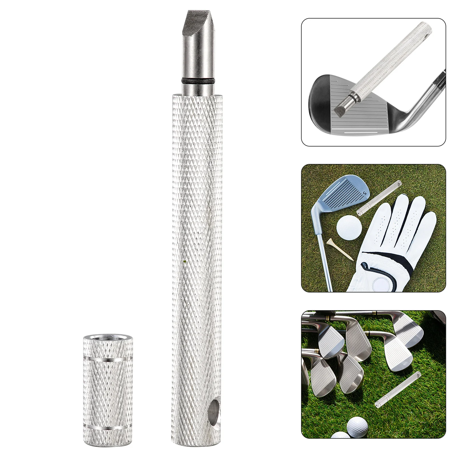 

Golfs Club Groove Sharpener Stainless Steel Golfing Tool Irons Improve Ball Handling Club Groove Sharpener