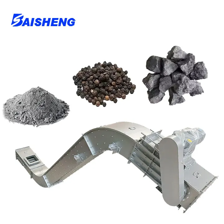 Heavy  Incline Drag Chain Conveyor for Coal Ash Biomass Transport for Manufacturing Plants