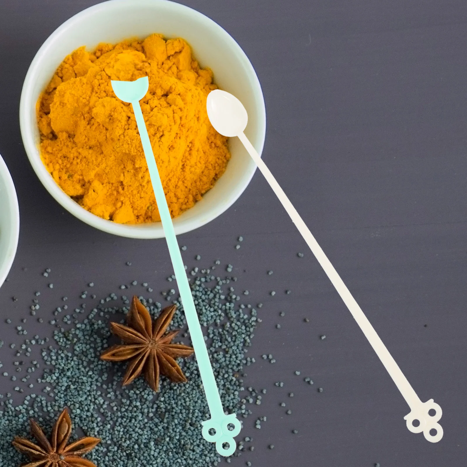 

30pcs Long Stirring Spoons Plastic Stir Spoons For Bar Restaurant Home Use Scoops Mini Coffee Spoon Stirrer Iced Tea
