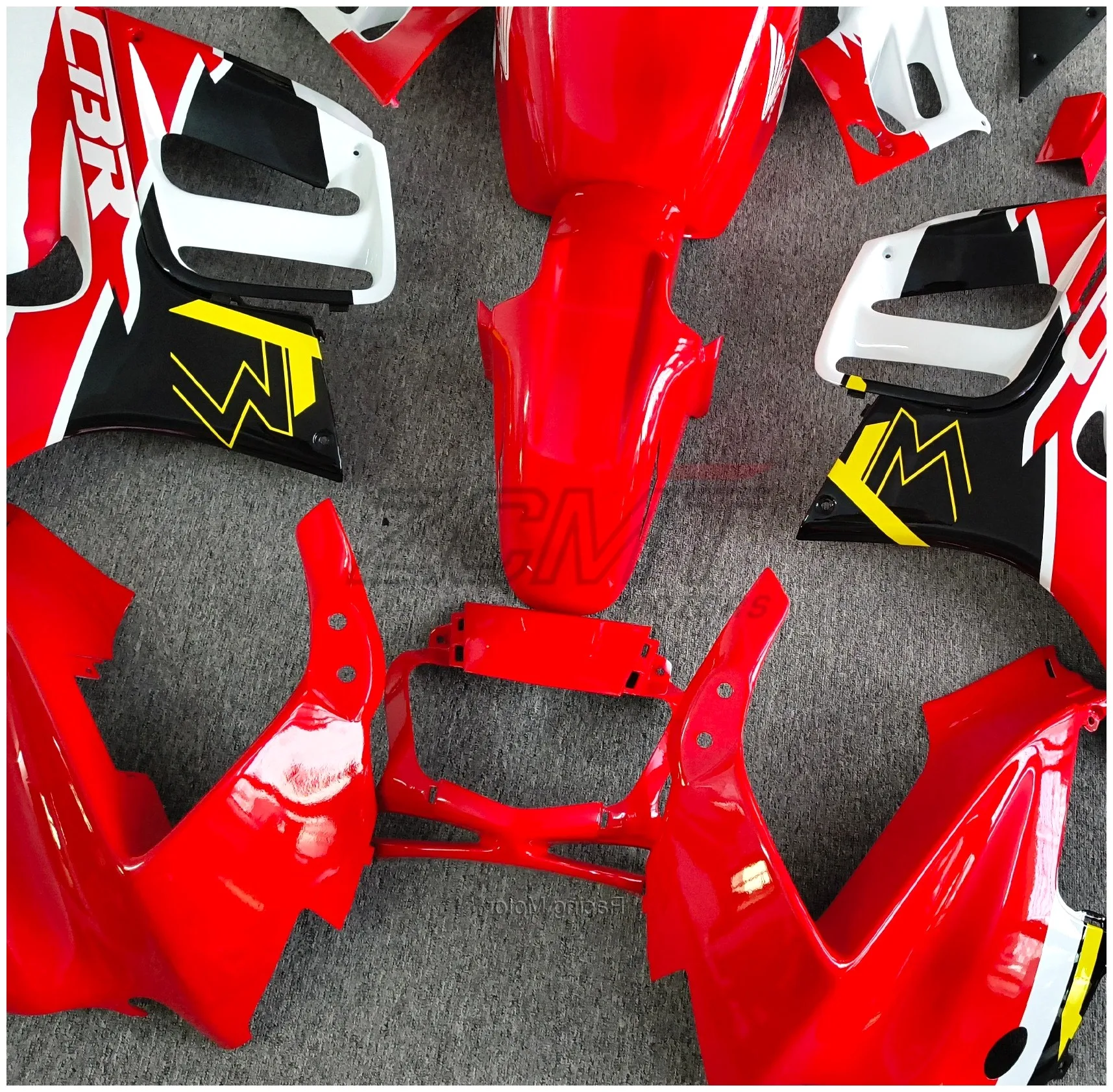 Motorcycle Fairing Set Body Kit ABS Plastic For HONDA CBR600 CBR 600 F3 1995 1996 Accessories Full Bodywork Cowl Red White | Rac
