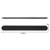 1 5 10 25 Pack Double Sided Nail Files 100 180 Grit Black Sanding Boards Washable Nail Care Tool for Natural Acrylic Nails Salon 3