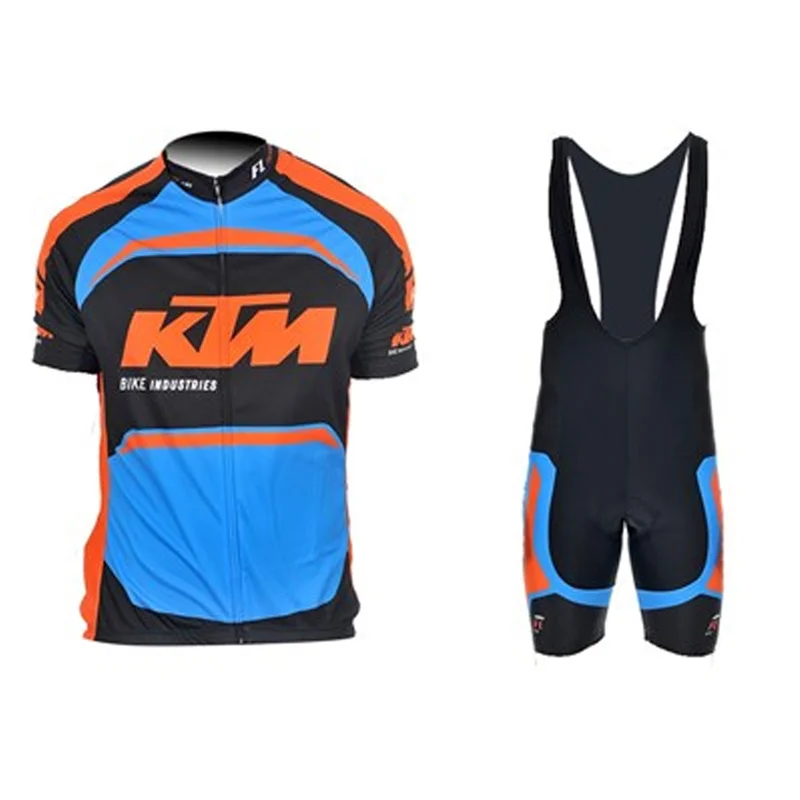 KTM-uniforme de ciclismo para hombre, ropa de verano, Jersey de bicicleta, conjunto deportivo de primavera, traje de Gel, 2023