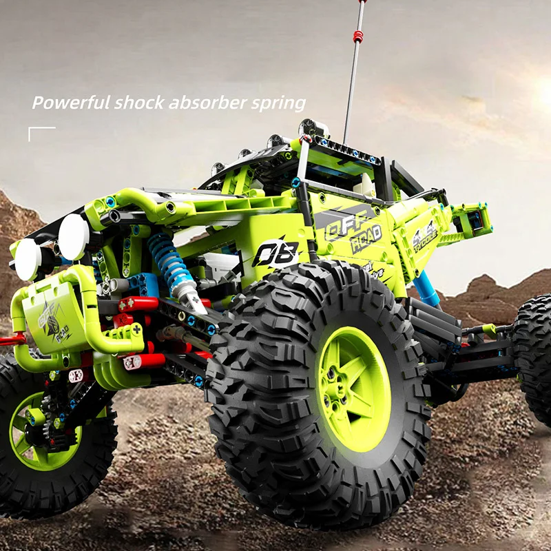 ORV Radio 2.4Ghz Remote Control Car Technical Building Block Model Monsters 4X4 Explorer Steam Bricks RC Toys Off-road Vehicle