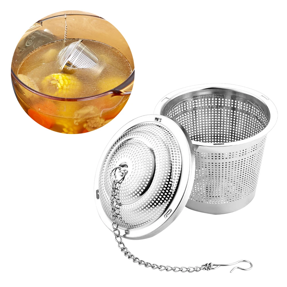 

Stainless Steel Seasoning Ball Strainer Tea Spice for Cooking Infuser with Universal Baby