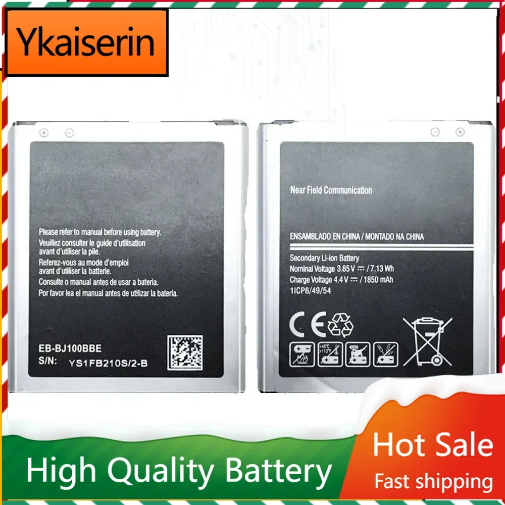 Mobile Phone Replacement Battery 1850Mah EB-BJ100BBE EB BJ100BBE For Samsung Galaxy J1 SM J100 J100F J100H J100M