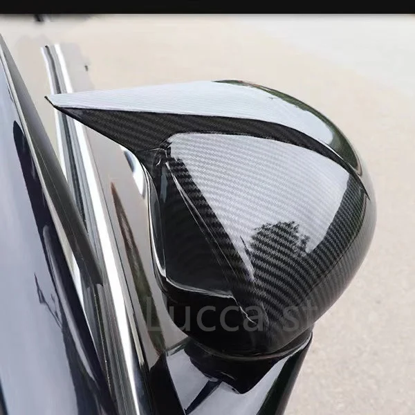 2PCS for Hyundai Sonata dn8 2020 2021+Carbon Fiber Car Rear View Mirror Cover Cap Side Mirror Cover Trim car accessories