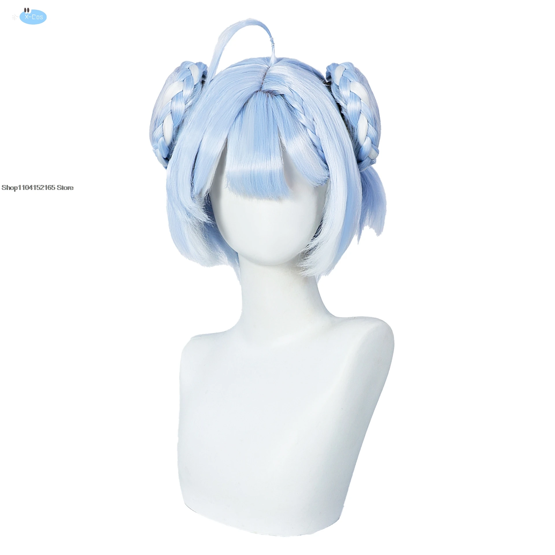 Youhu Косплей Парик Игра Wuthering Waves Синие волосы Антикварский Huanglong Хэллоуин Костюм Реквизит для женщин и девочек
