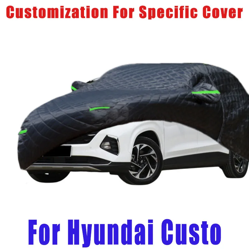 

For Hyundai Custo Hail prevention cover auto rain protection, scratch protection, paint peeling protection, car Snow prevention