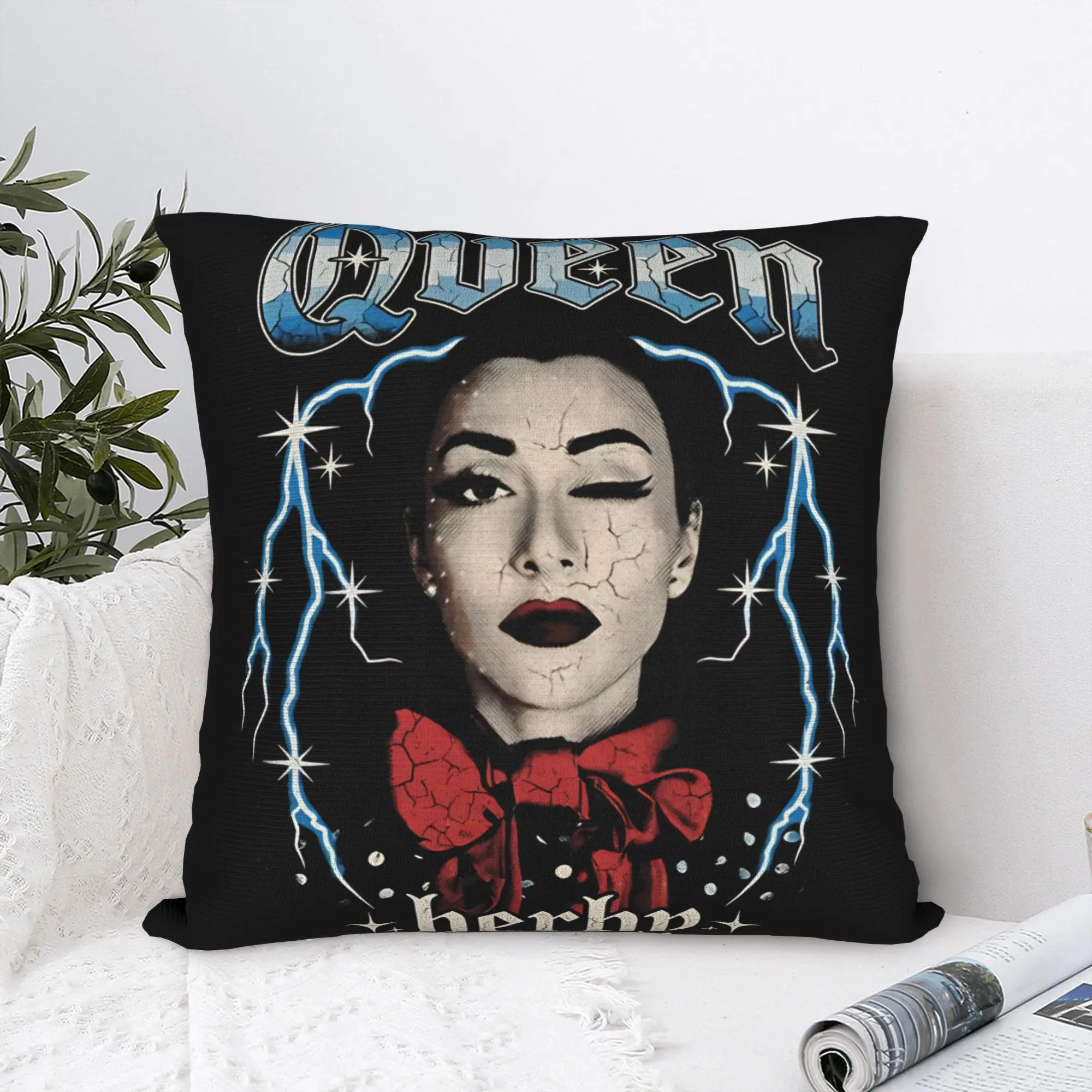 

Pillow Cover Qveen Herby American Rapper Icon Morden Pillow Case For Wedding Party Home Decor Pillowcases