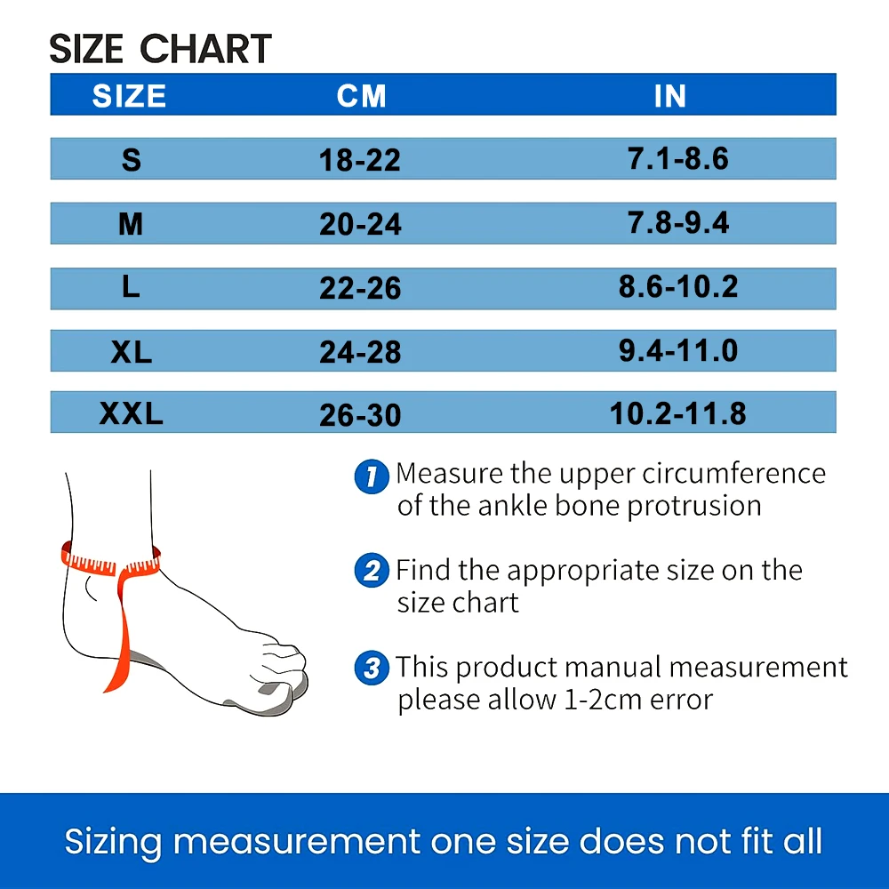 

1 пара бандажа для поддержки лодыжки — компрессионный рукав для мужчин и женщин, облегчение подошвенного фасциита и ахиллова тендинита. Высокая резинка