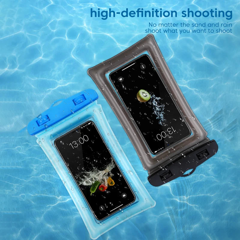 Olaf Universal Waterproof Phone Case For iPhone 13 12 Xiaomi Huawei Samsung Mobile Phone Transparent Underwater Swimming Dry Bag