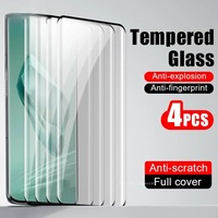 4Pcs Full Cover Tempered Glass for Oneplus 13 12 11 Screen Protector for Oneplus 10 9 8 Pro Ace3 Pro 8T 9R 10T Ace 3V Glass Film