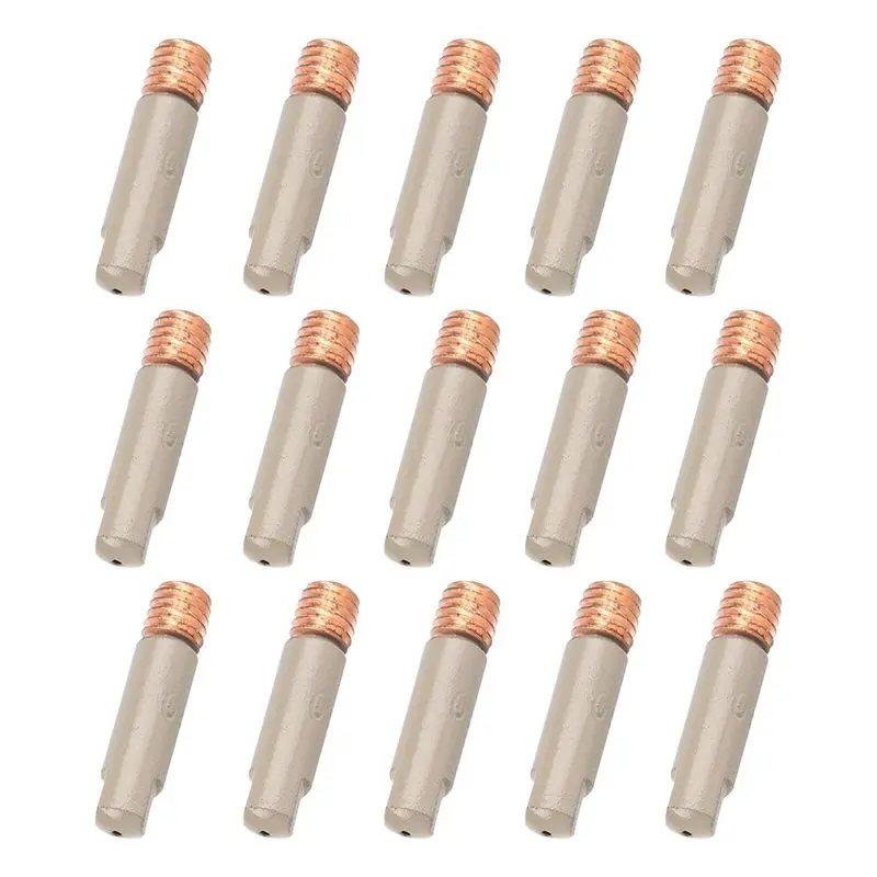 Y51A-For Enhanced Welding Performance 15PC Coated MIG Welding Tips Set, 0.9Mm Anti-Spatter Nozzles