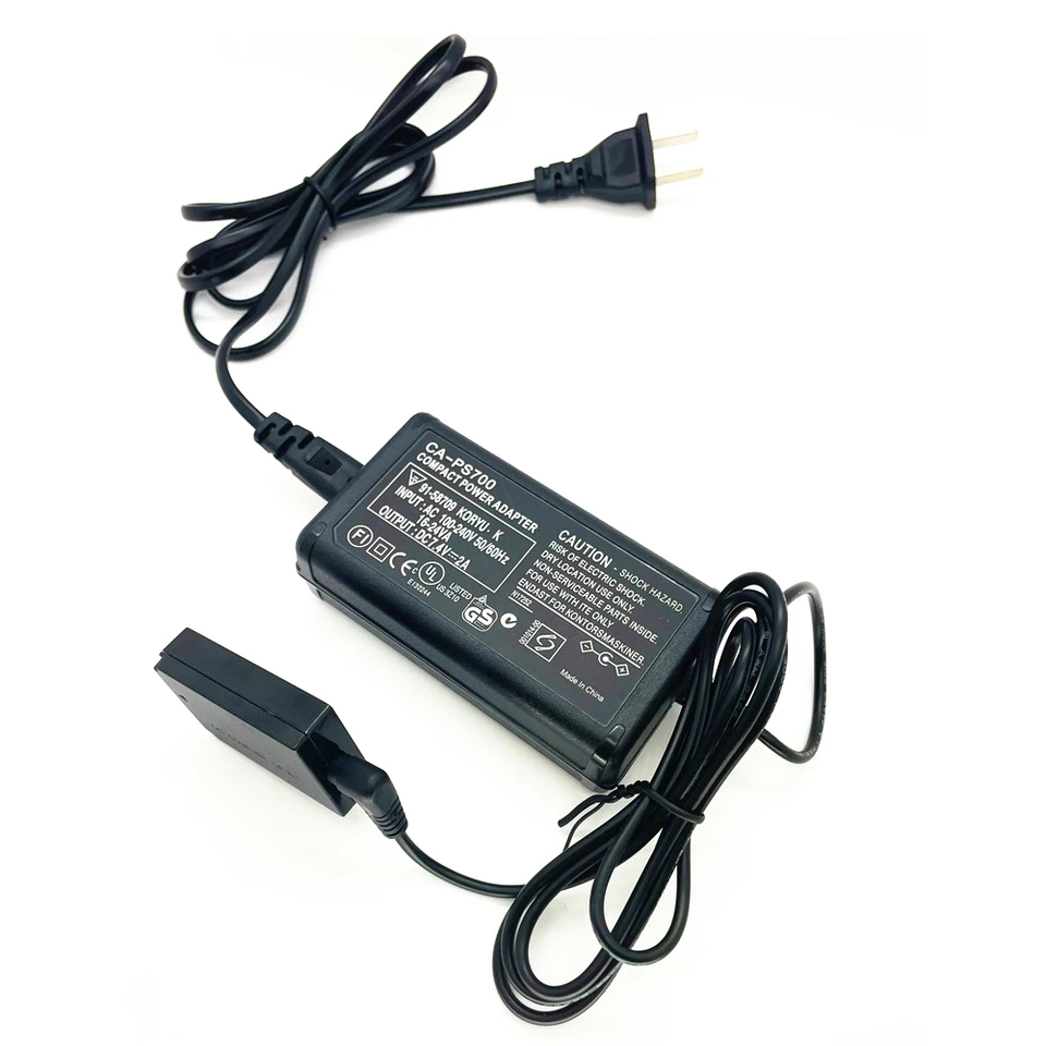CA-PS700 Alimentatore AC Per Canon EOS M50 Mark II – Adattatore DR-E12 Con Accoppiatore CC, 100-240V, Per Riprese In Studio E Trasferimento Dati