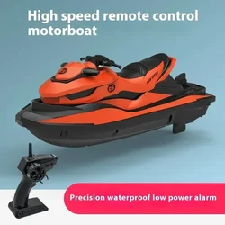 High-Speed Remote Control Boat 2.4g Rc Jet Ski Mini Electric Motorboat For Kids Double Motor Summer Water Play Children Toy Gift