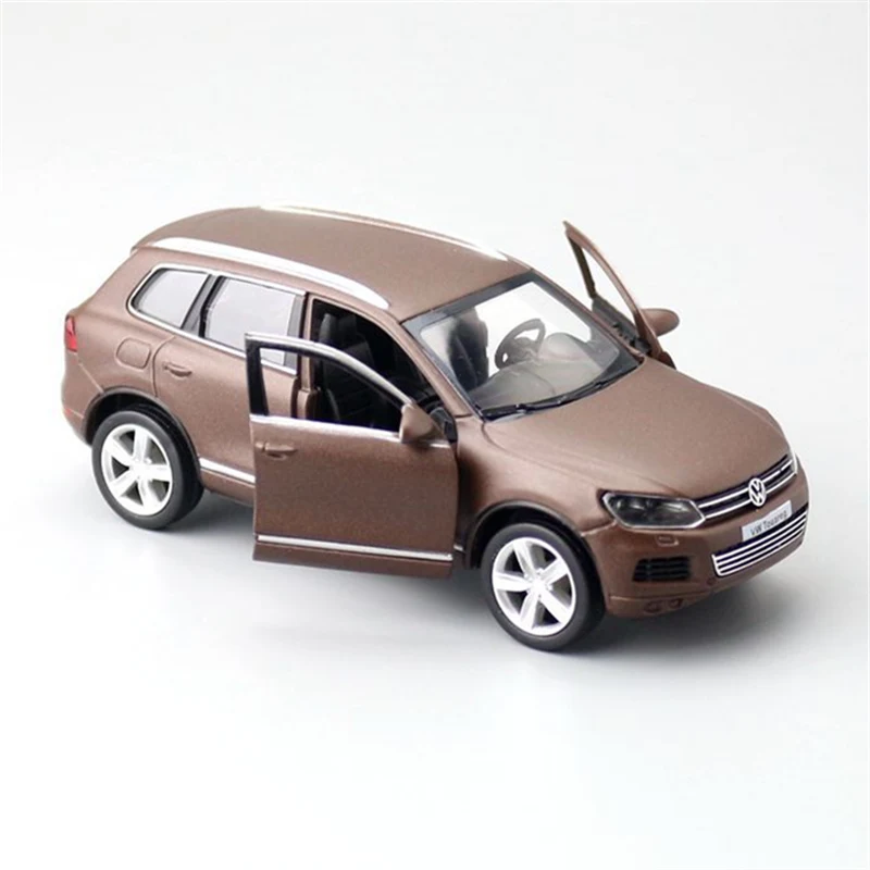 1:36 Volkswagen Touareg SUV Alloy Car Model Diecast Metal Car Vehicles Model Miniature Scale Simulation Collection Kids Toy Gift