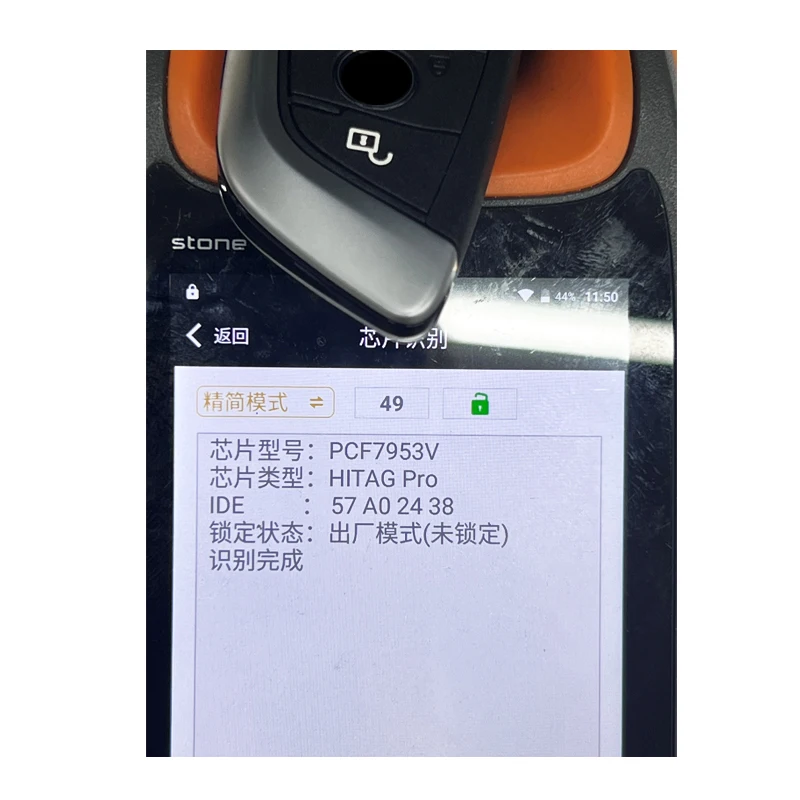 CN006081 3 przyciski oryginalne klucz zdalny dla BMW X5 bezkluczykowy klucz zdalny dla koreańskiej 434mhz PCF7953P chip FCCID